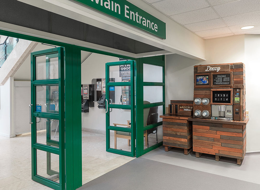 Salisbury Hospital coffee vending machine