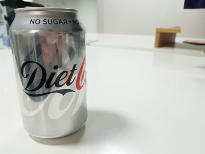 Artificial sweeteners in diet coke