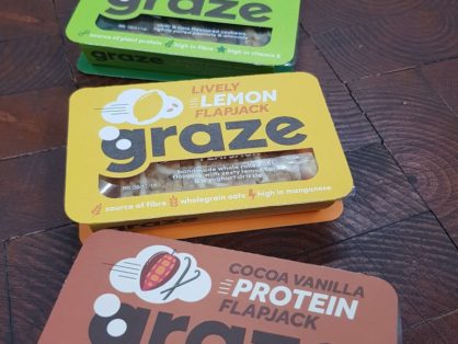 Healthy vending machine graze products