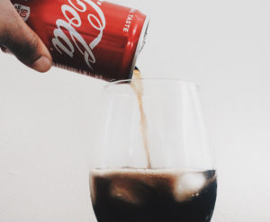 Coke fizzy drink can