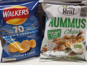 Crisps traditional vs healthy vending