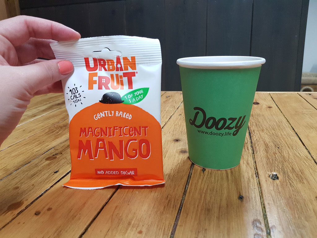 healthy vending product with doozy coffee