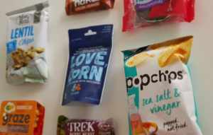 plastic free vending packets snacks