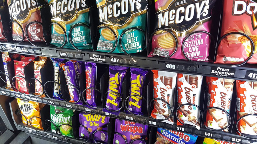 vending products not healthy vending snacks