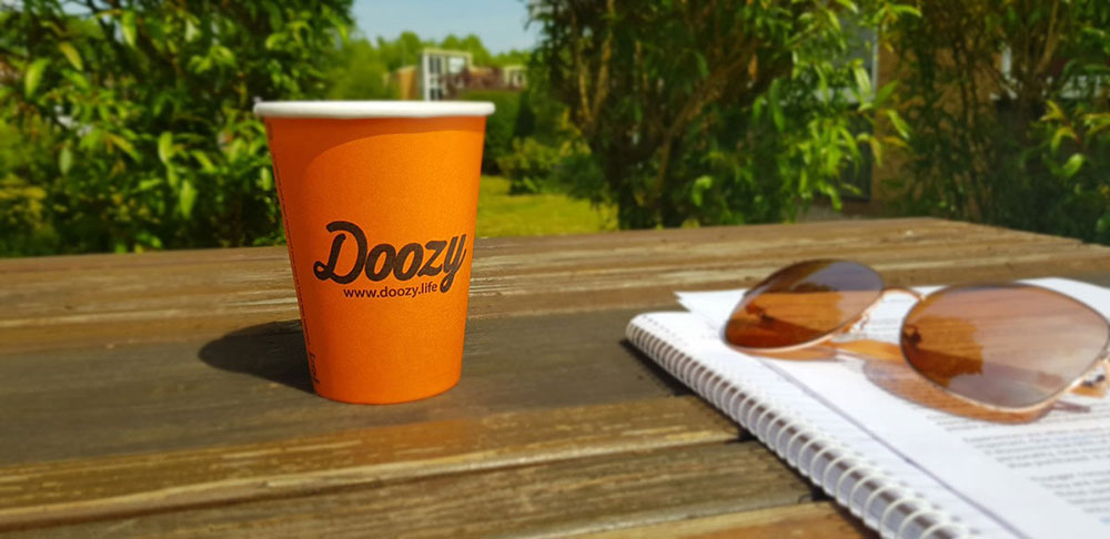 Doozy coffee machine cup