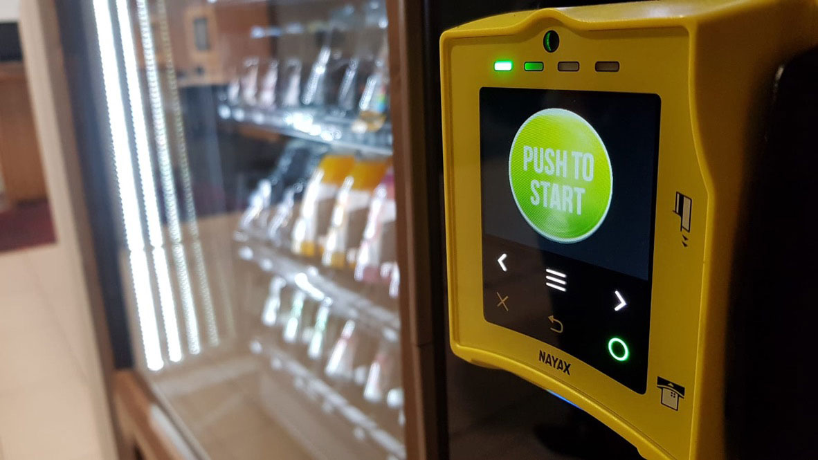 vending machines changing cashless